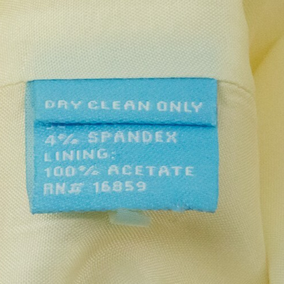 J. McLaughlin Size 6 Ivory Cream Pencil Straight Career Work Above Knee Skirt - Picture 5 of 7